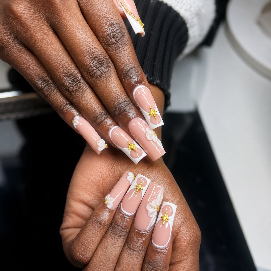 Daisy nail art 9