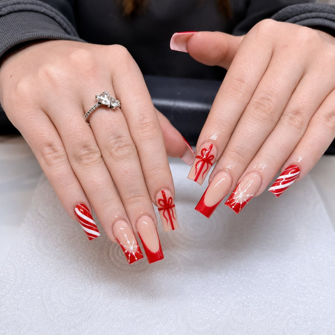 Candy cane French 24